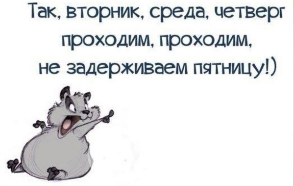 Смешные высказывания про вторник