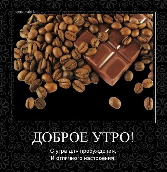 Открытки с добрым утром демотиваторы
