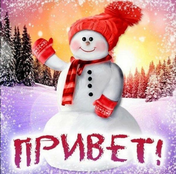 Снеговик привет