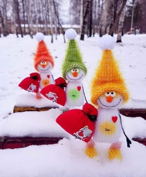 С добрым утром Снеговик