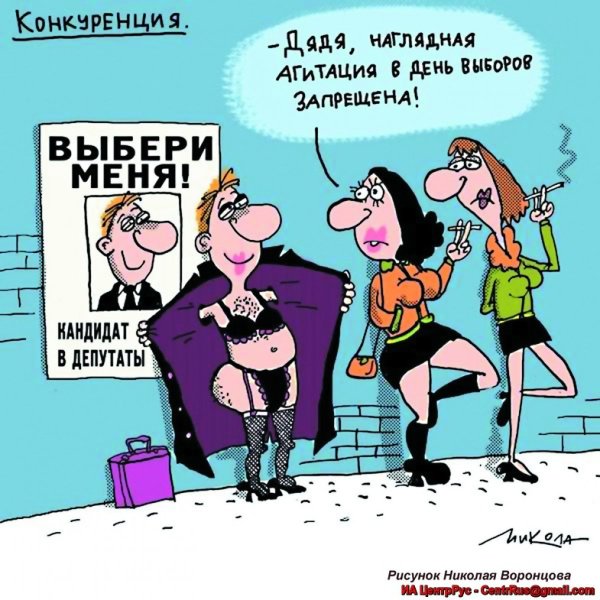 Выборы карикатура