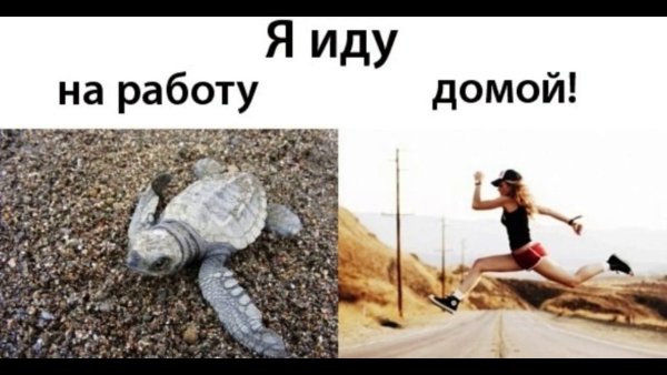 Когда бежишь с работы