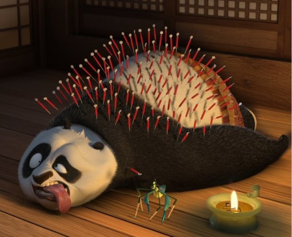 Кунг фу Панда иглотерапия