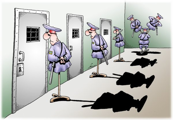 Карикатуры на тюремную тему