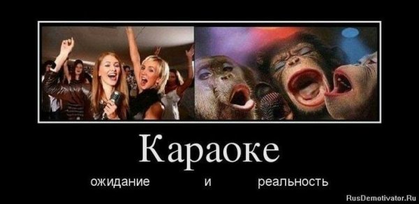 Шутки про пение в караоке
