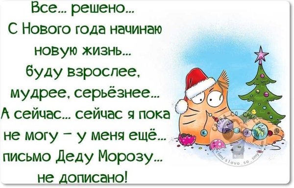 Смешные цитаты про новый год