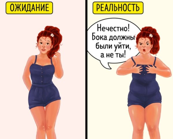 Анекдоты про похудение в картинках