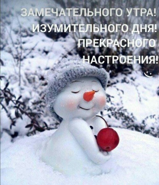 Хорошего дня зима
