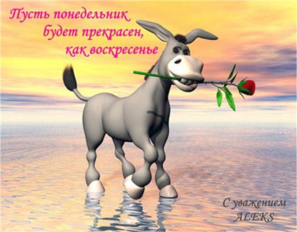 Открытки с понедельником