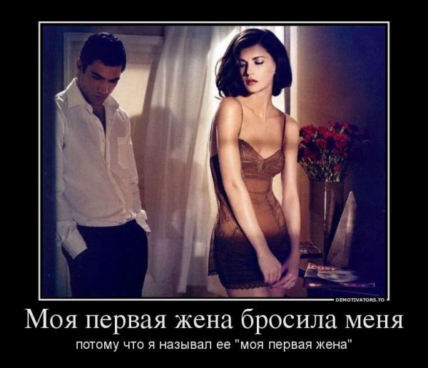 Демотиваторы муж и жена
