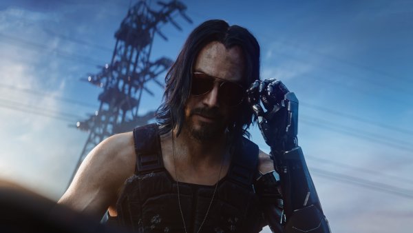 Джонни Сильверхенд Киану Ривз Cyberpunk 2077