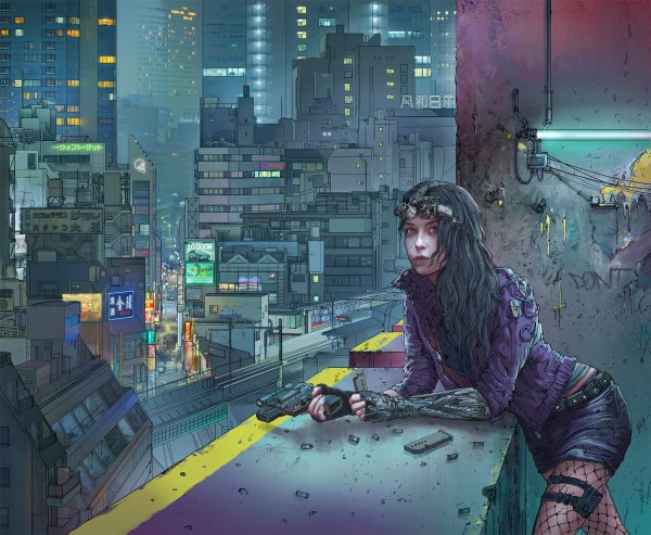 Cyberpunk 2077 фан арт