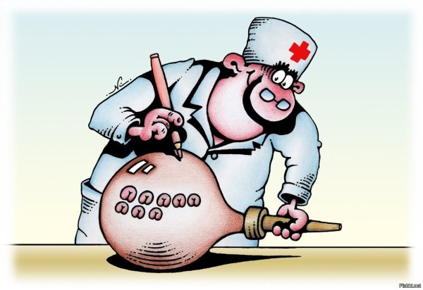 Клизма карикатура