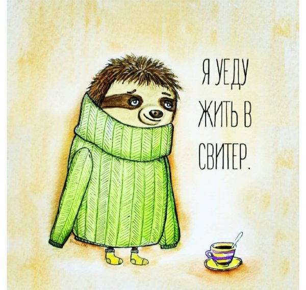 Я уеду жить в свитер