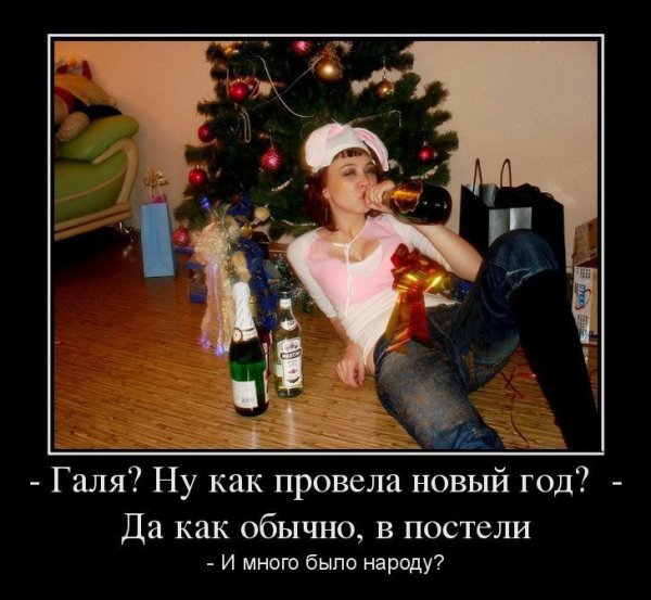 Демотиваторы про новый год