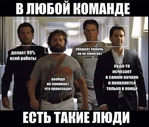 В любой команде есть