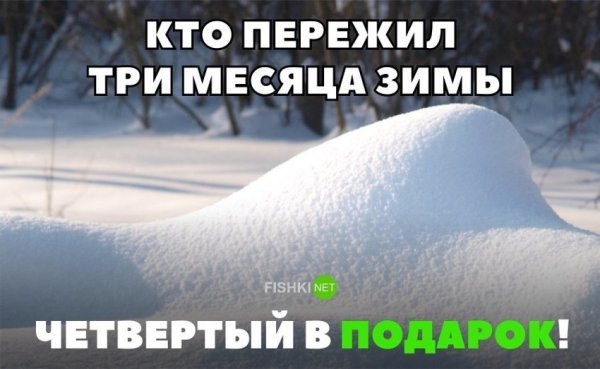 Приколы про зиму и весну