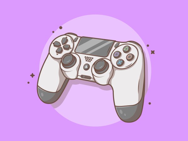 Джойстик ps4 вектор