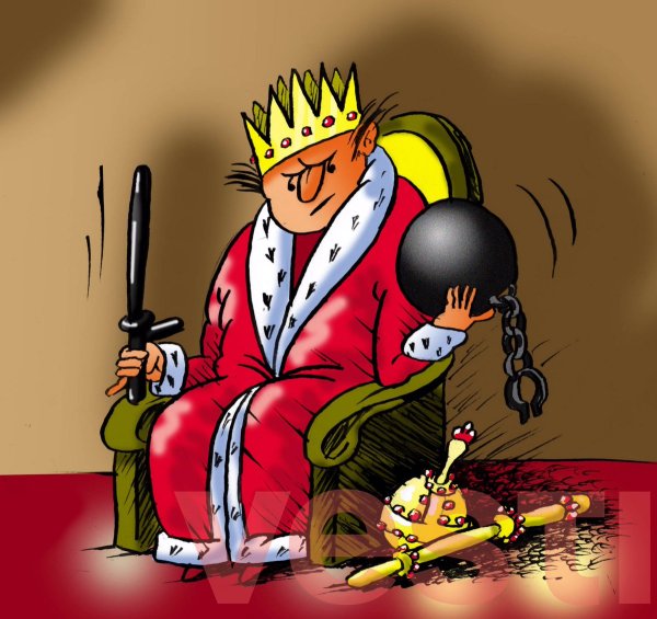 Царь карикатура