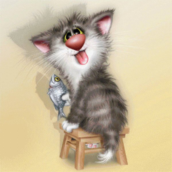 Забавные котята мультяшные