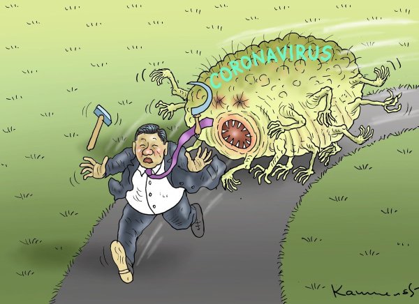Карикатуры о коронавирусе