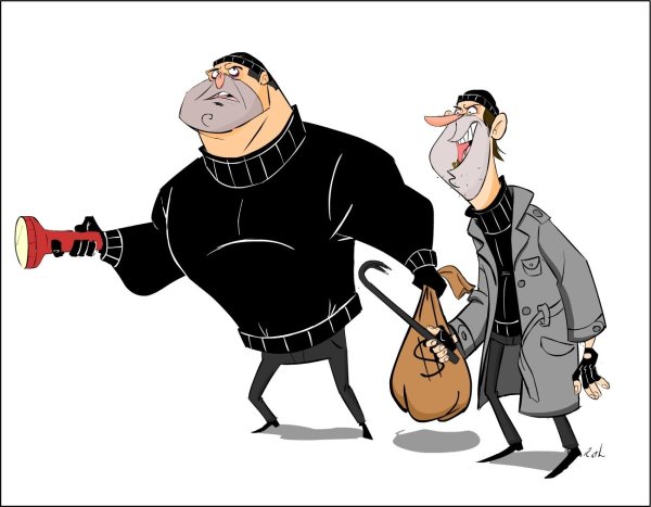 Бандит шарж