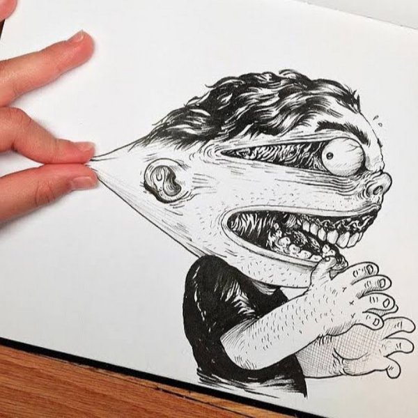 Необычные рисунки карандашом