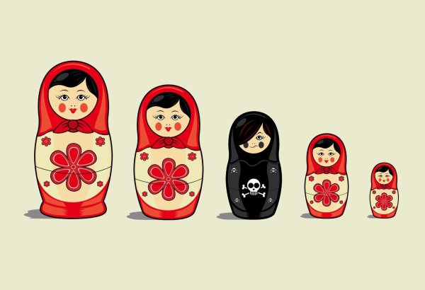Матрешка рисунок