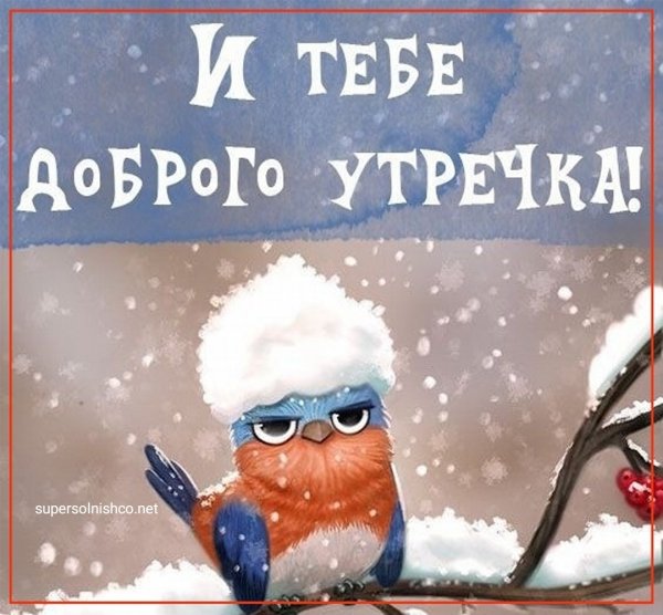 Доброе зимнее утро