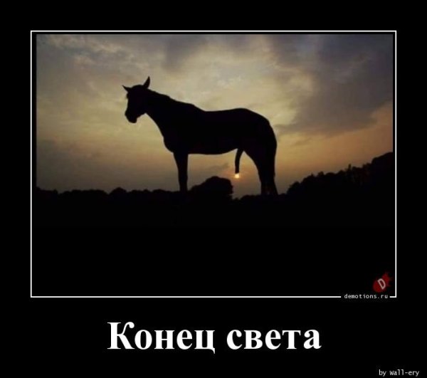 Демотиватор конец
