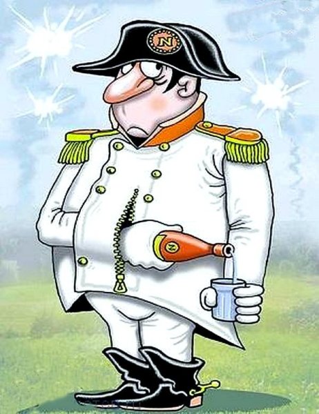 Наполеон Бонапарт шарж