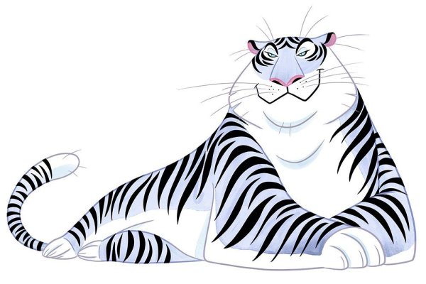 Нарисованный тигр