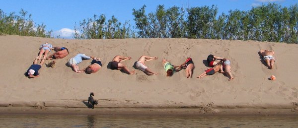 Русские туристы на отдыхе