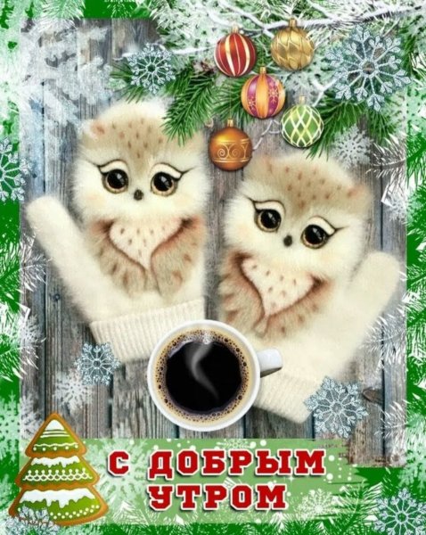 Открытки с добрымзимнем утром