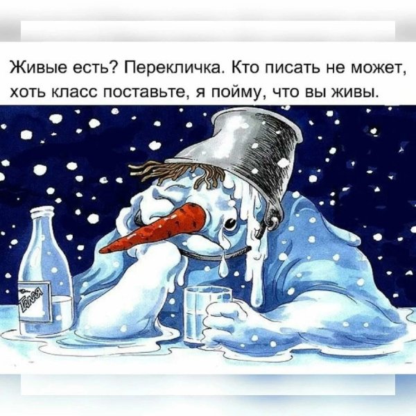 Новогодние каникулы юмор