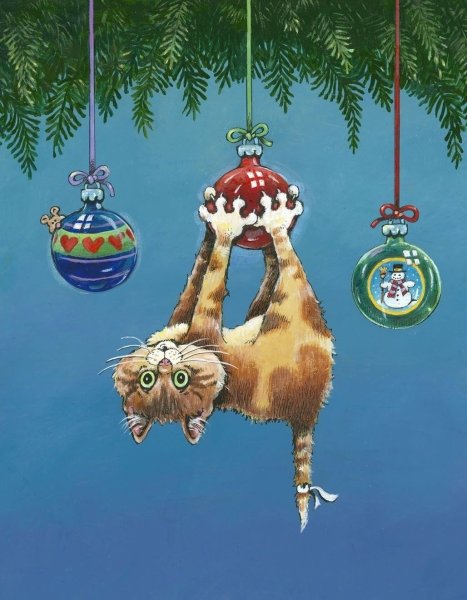 Гэри Паттерсон художник новый год кот