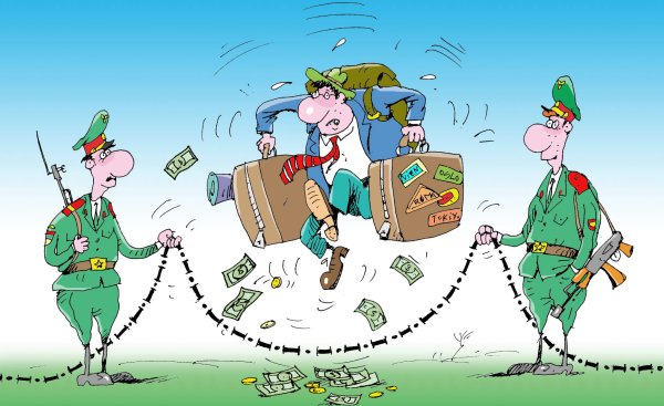 Таможня карикатура