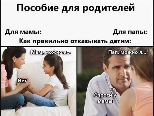 Анекдоты про детей и родителей