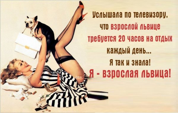 Прикольные открытки женщине с юмором