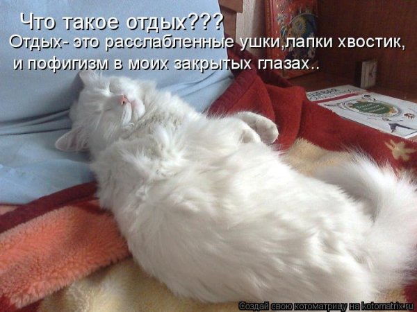 Хорошо отдохнуть после работы