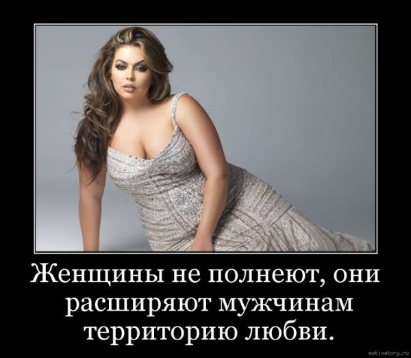 Цитаты про полных женщин