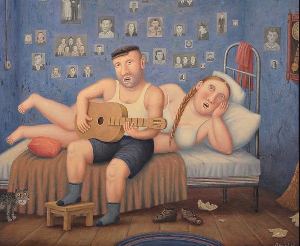 Владимир Любаров картина чаепитие