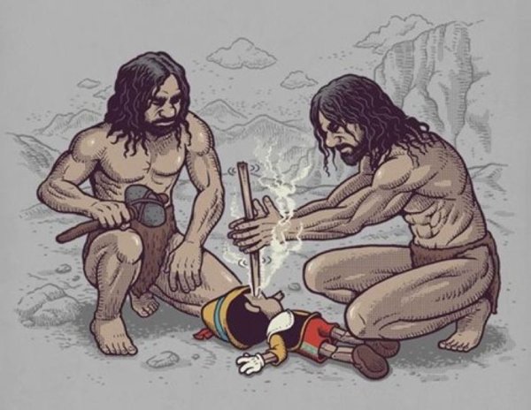 Доисторические люди карикатуры