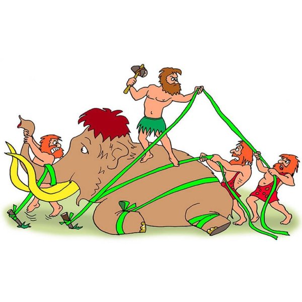 Древний человек карикатура