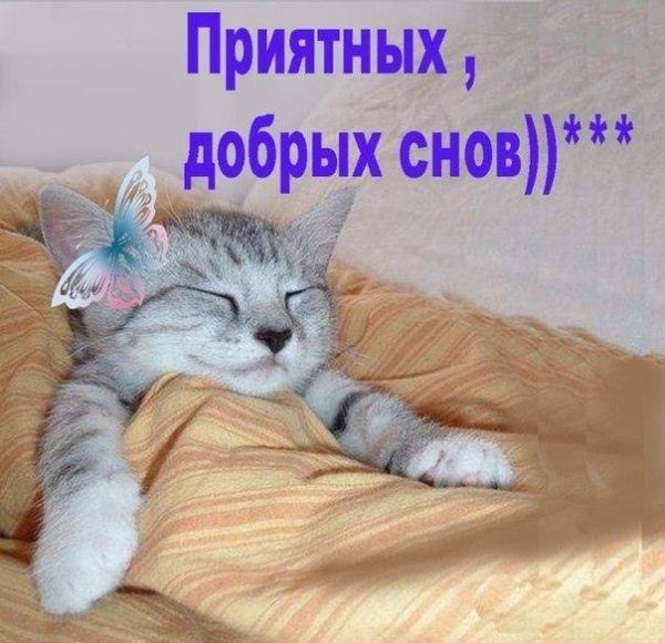 Открытки спокойной ночи