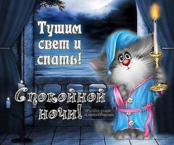 Смешные пожелания спокойной ночи