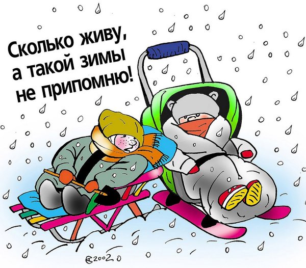 Шутки про зиму