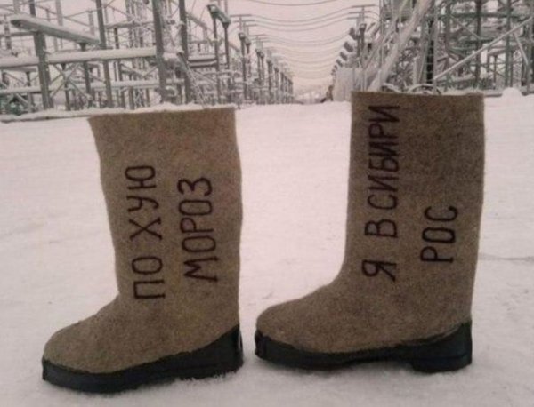 Забавный валенок