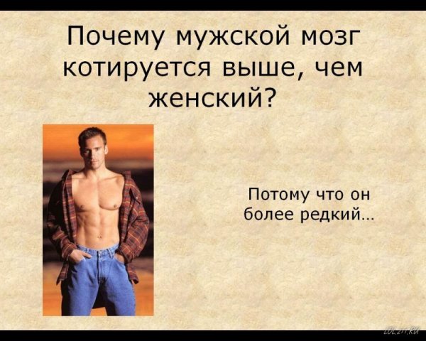Шутки про мужчин