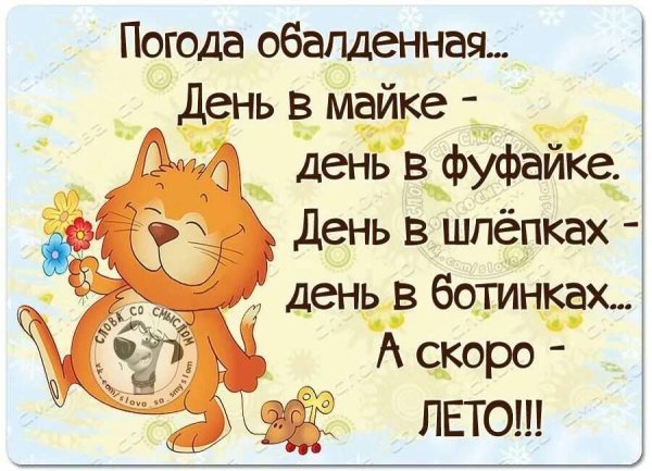 Открытки про погоду прикольные